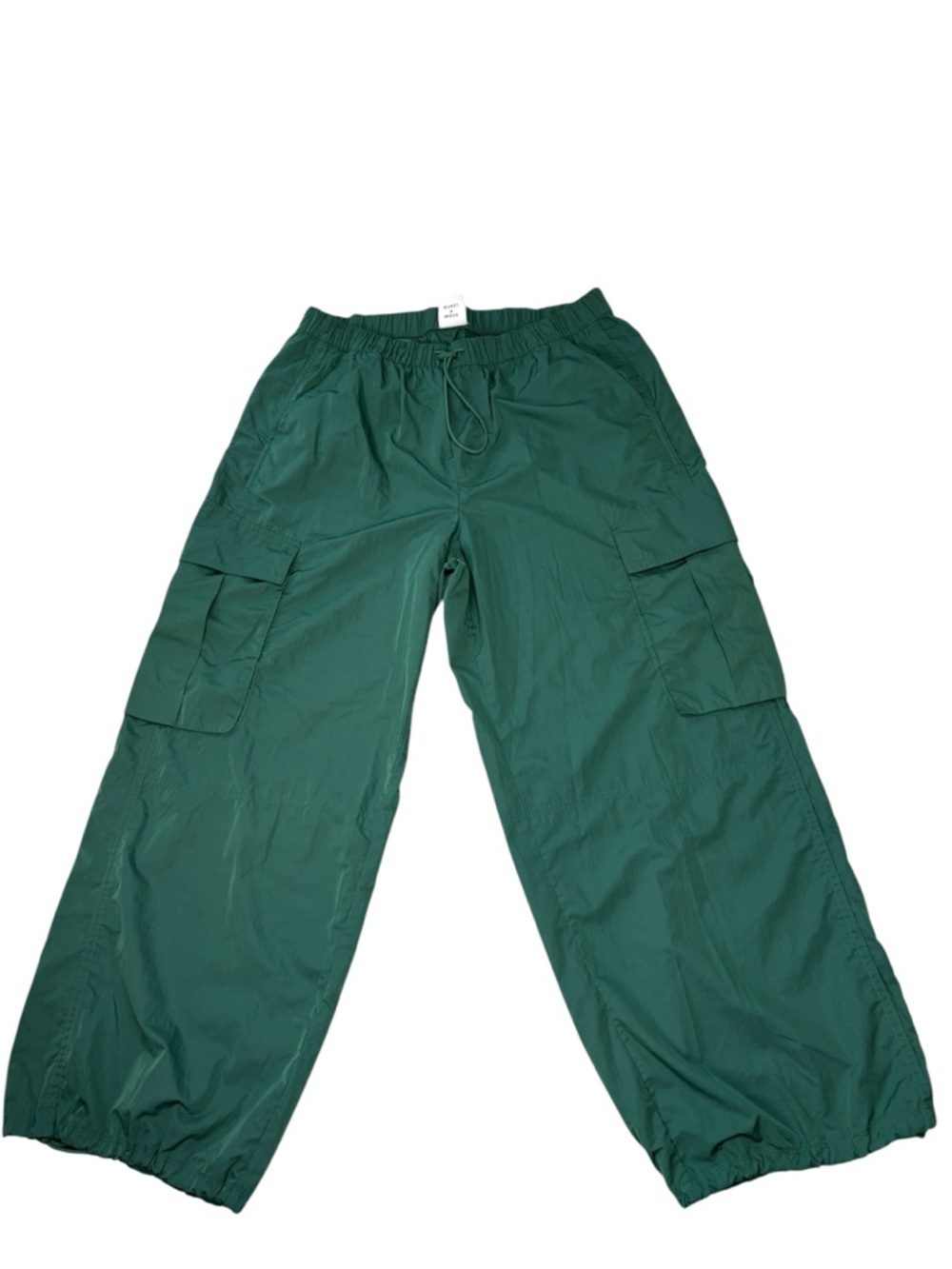 Offline by Aerie Green Cargo Parachute Pants L Short